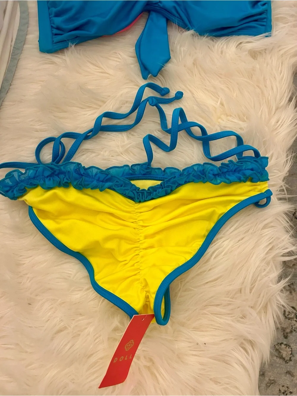 Doll swimwear Bikini Set- L top M bottom (read description)